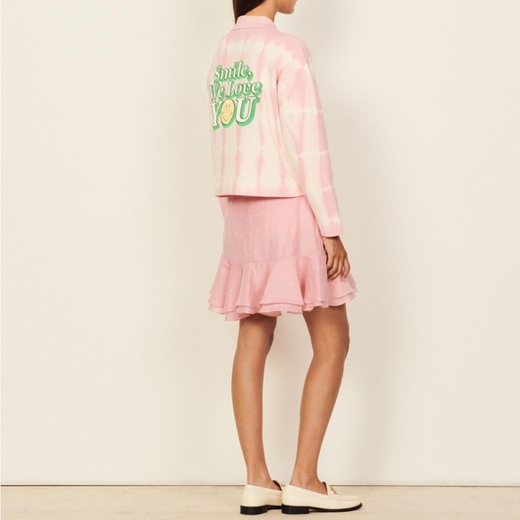 Sandro pink coatigan - Picture 6 of 8